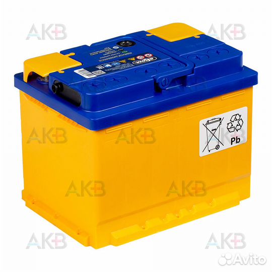 Аккумулятор автомобильный Аком 55 12V 55Ач 500A об