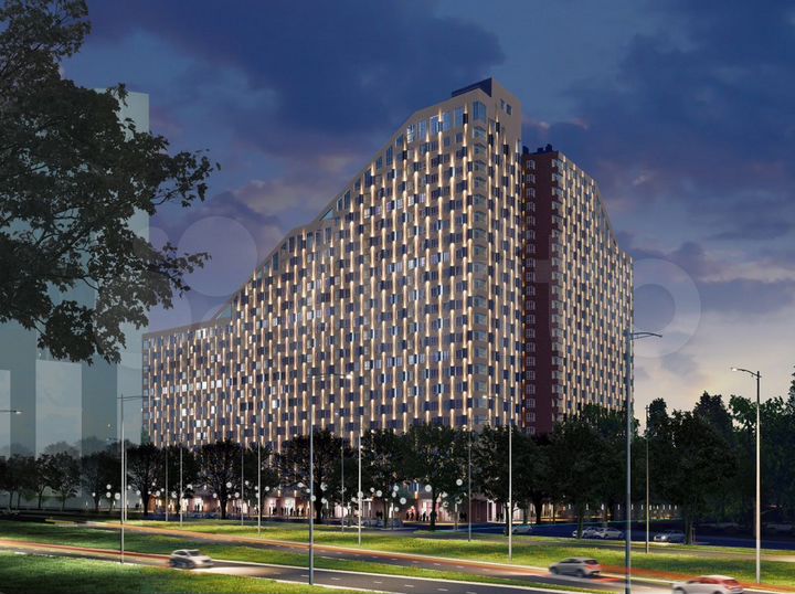 2-к. квартира, 41,5 м², 5/19 эт.