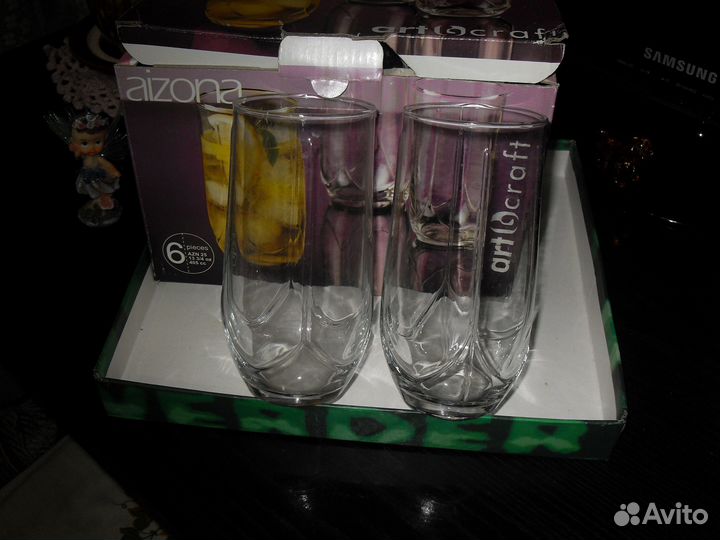 Подарочный набор,стаканы,стопки