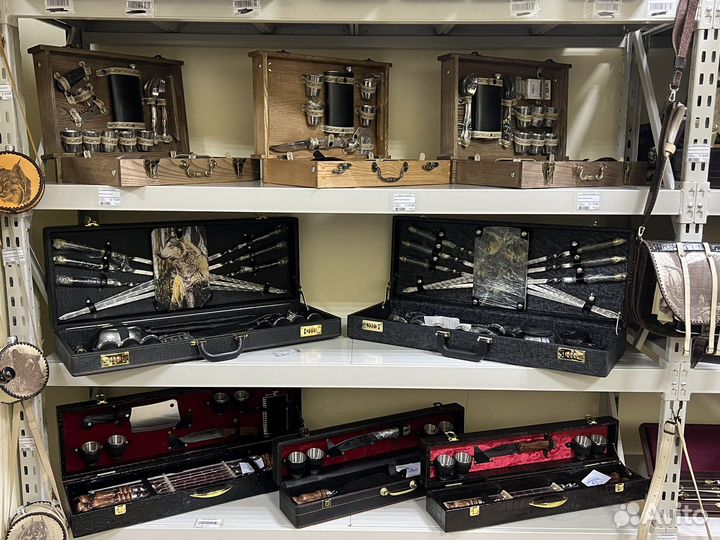 Набор шампуров подарочный