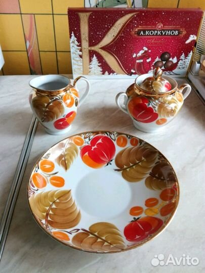 Сервиз кофейный лфз. Фарфор