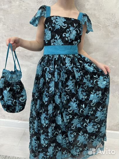 Вечернее платье для девочки 128-134