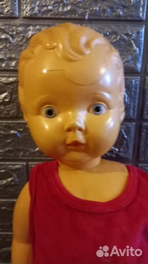 Большая редкая кукла СССР