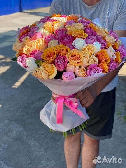 Розы цветы букеты доставка