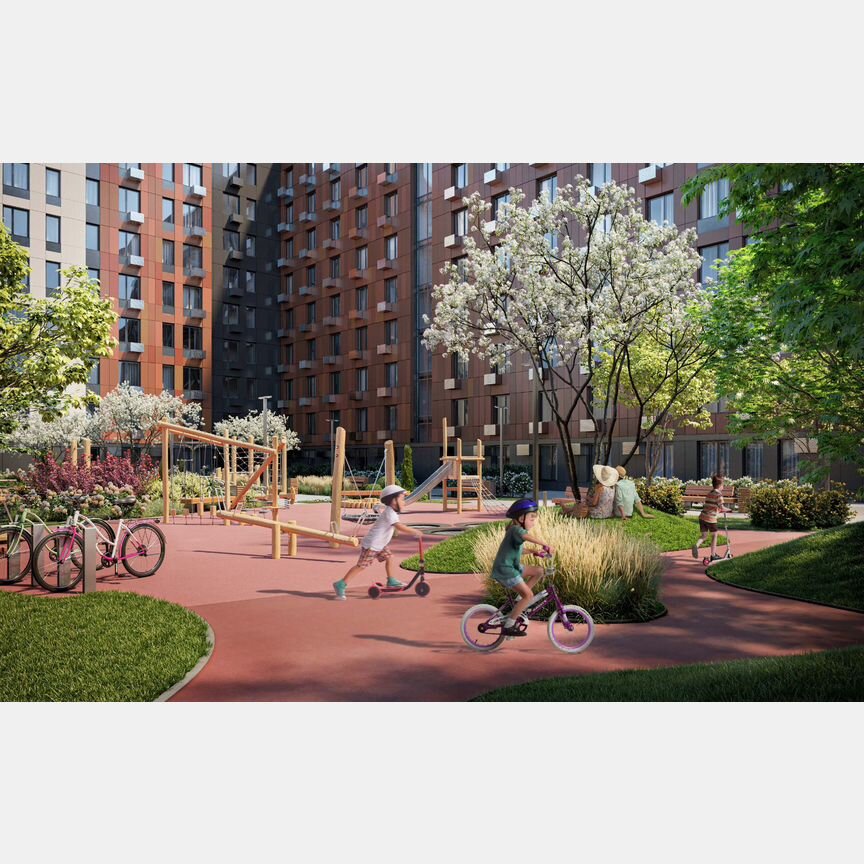 1-к. апартаменты, 41,7 м², 8/9 эт.