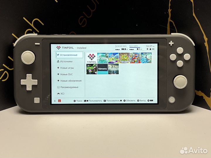 Nintendo switch lite прошитая чип