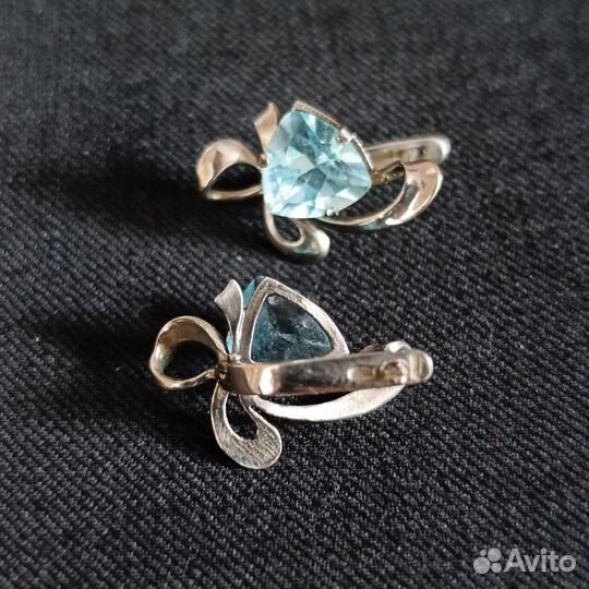 Украшения, серебро, топазы, родий, кораллы