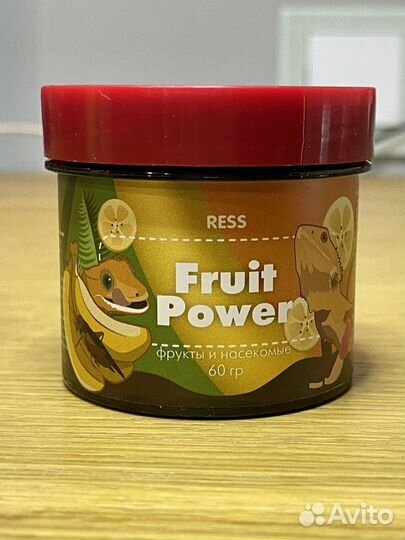 Fruit power еда для ящериц