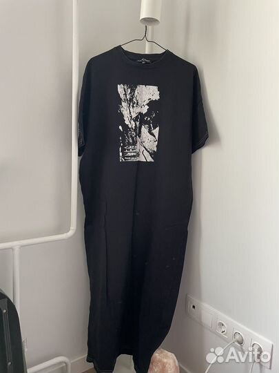 Платье new girl order хлопок черное