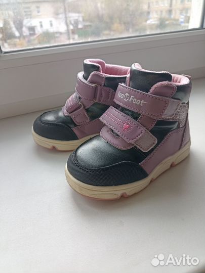 Ботинки демисезонные для девочки 21 размер