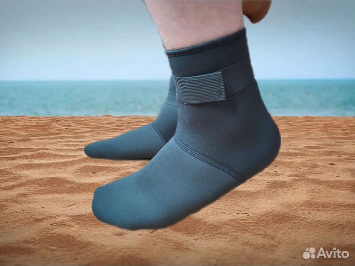 Неопреновые носки 3 мм S/M/L/XL/2XL город Москва