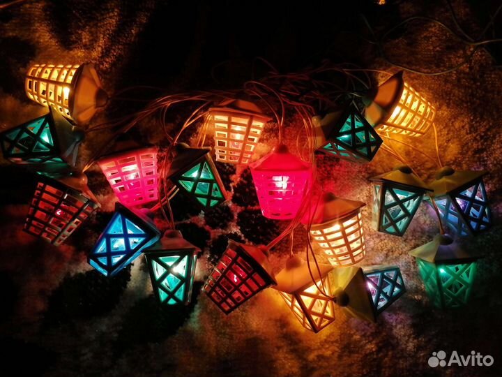 Елочная гирлянда электрогирлянда Колокольчик СССР