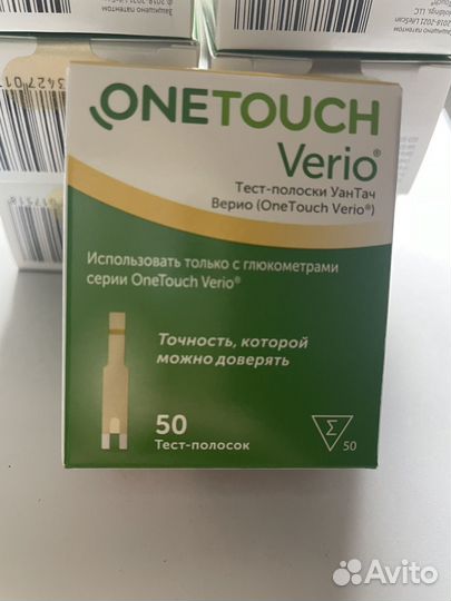 Тест полоски one touch verio