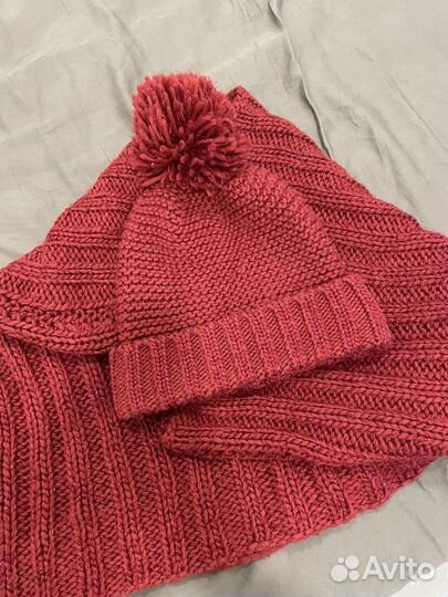 Женский шарф с шапочкой