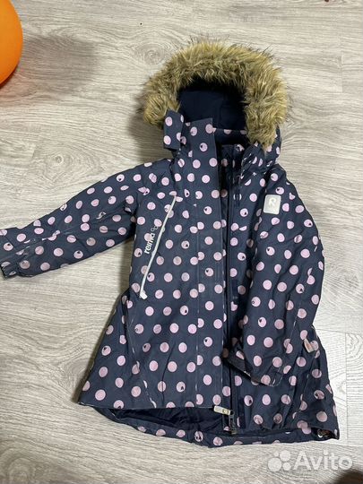 Куртка удлиненная зимняя reima 110