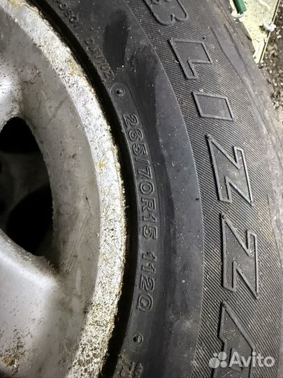 Комплект колес 265/70r15 bridgestone