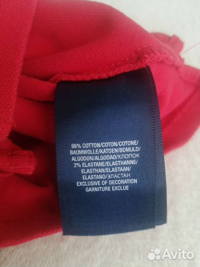 Хлопковая футболка, батник ralph lauren