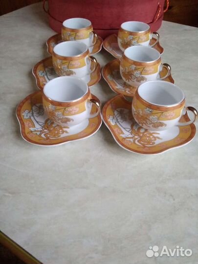 Кофейный сервиз.Фарфор