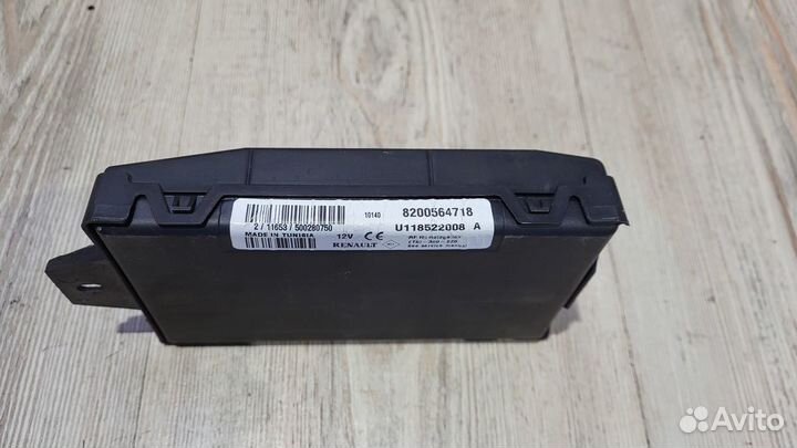 Блок комфорта иммобилайзера Renault logan