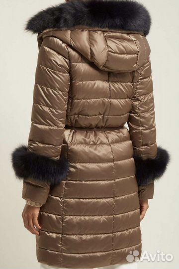 Max Mara cube манжеты из меха лисы