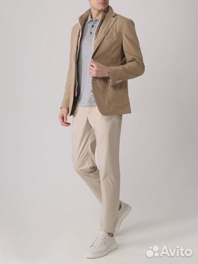 Поло однотонное Canali