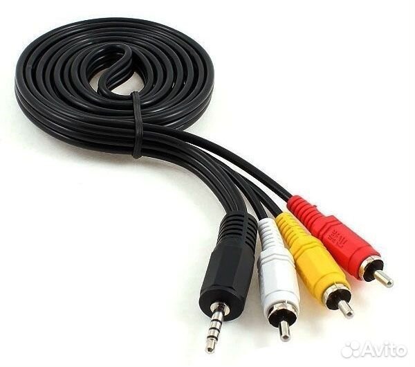 AV Кабель 3,5 шт. на 3RCA 1,5м