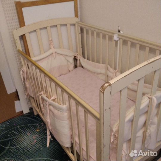 Детская кровать от 3 лет с матрасом бу