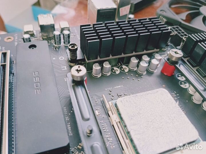 Материнская плата b550m HP + ryzen 5700x, 16g ddr4