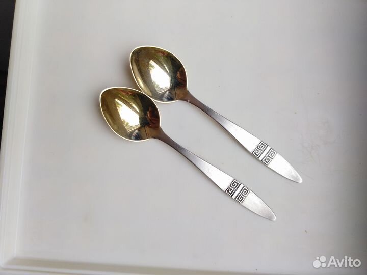 Серебряные кофейные ложки