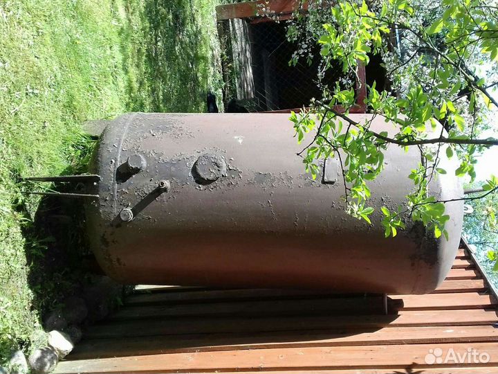 Бочка металлическая для воды