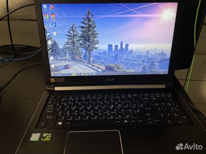 Игровой ноутбук Acer i5/6gb/gtx1050
