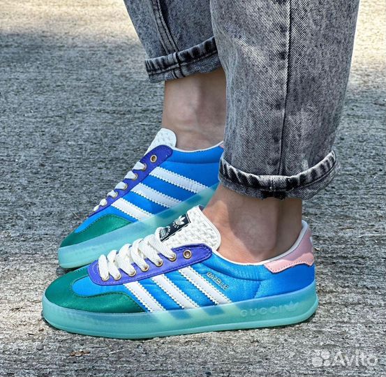 Кеды Adidas gazelle & gucci 36-41р