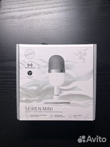 Микрофон Razer Seiren Mini Mercury, белый