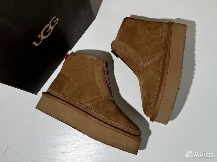 Ugg Neumel Platform Zip Chestnut