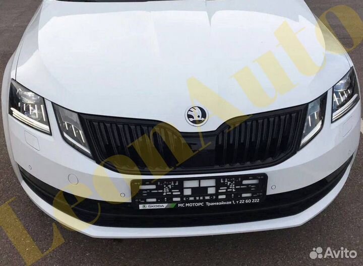 Ноускат Skoda Octavia A7 2013-2020 candy white