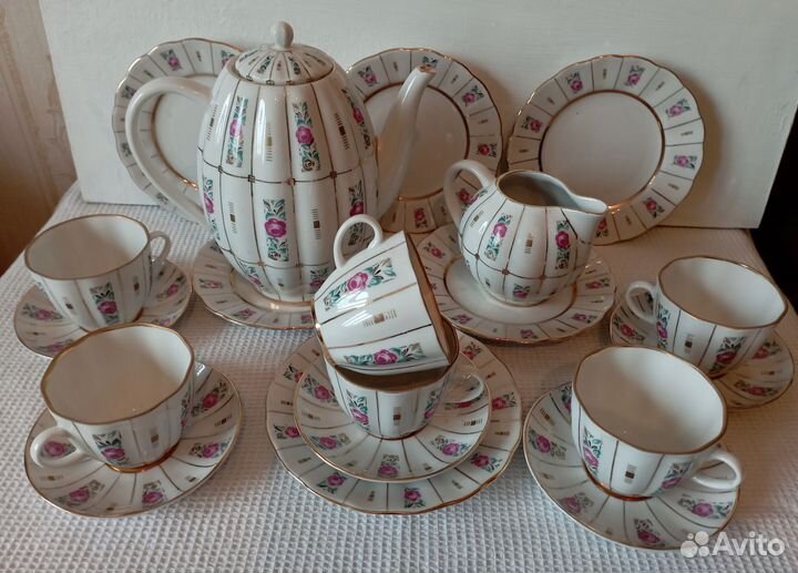 Сервиз кофейный лфз розы