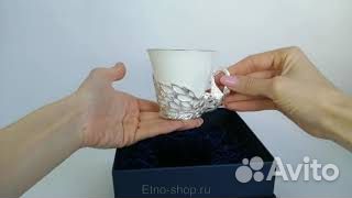 Серебряная пара Императорского фарфорового завода