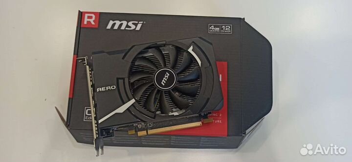 Видеокарта MSI Radeon RX550 4gb