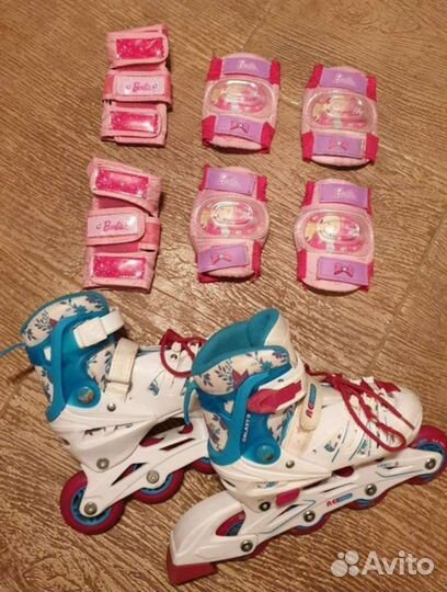 Роликовые коньки детские разноразмерные