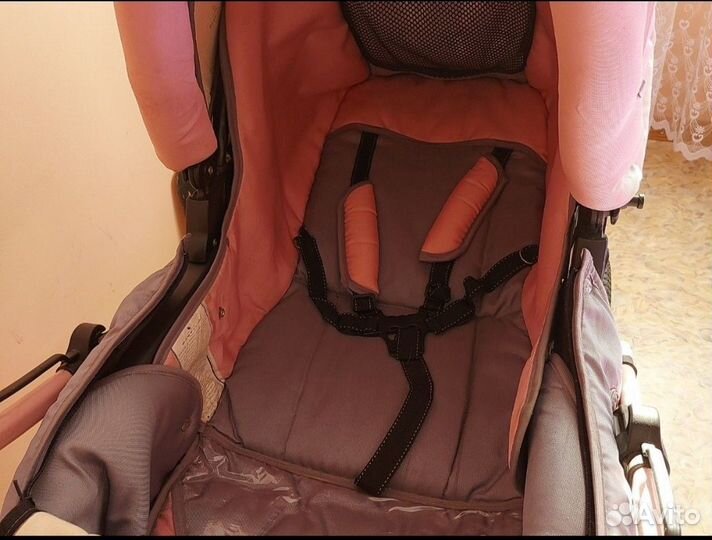 Коляска 2 в 1+люлька-переноска