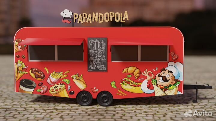 Фудтрак, мобильный Бизнес под ключ