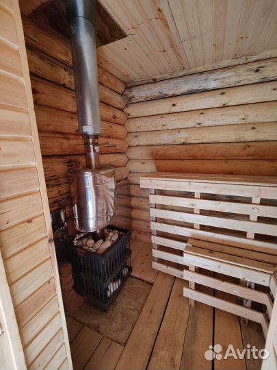 Готовая баня из сруба
