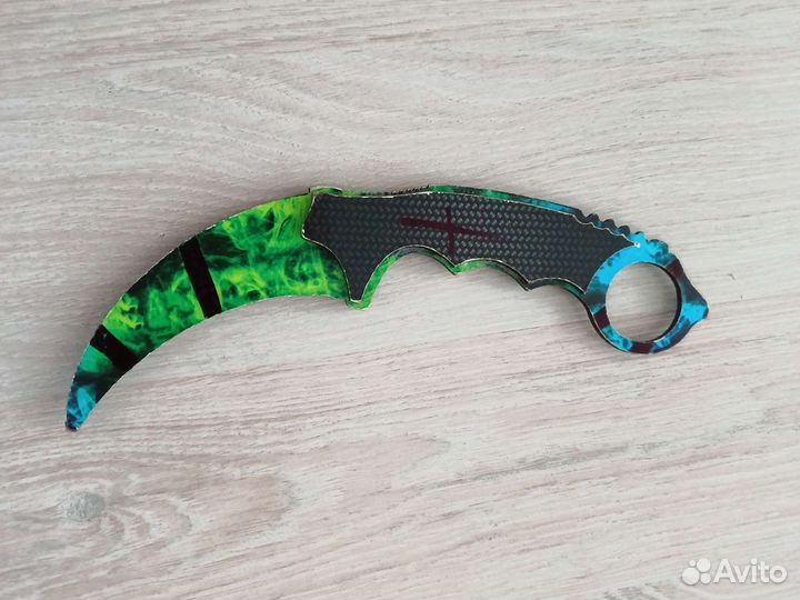 Деревянный нож керамбит