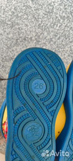 Резиновые сапожки детские 26