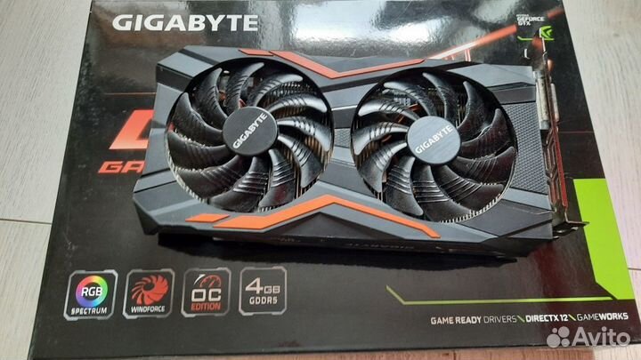 Видеокарта Gigabyte gtx 1050 ti 4gb