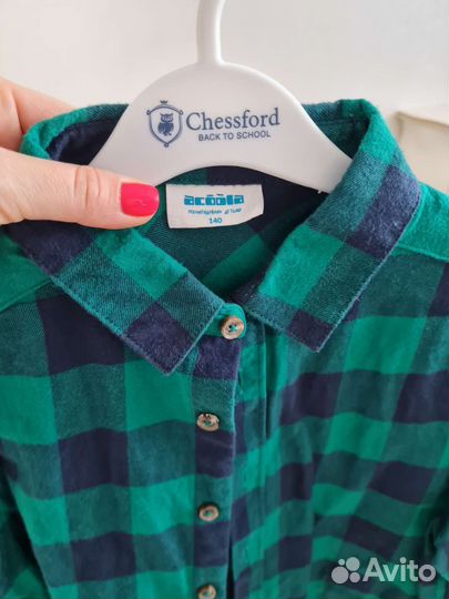 Фланелевая рубашка acoola р 140