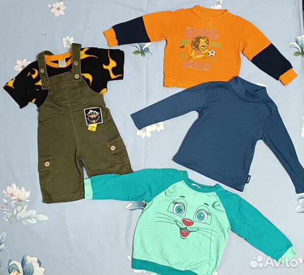 Вещи пакетом на мальчика 86-98