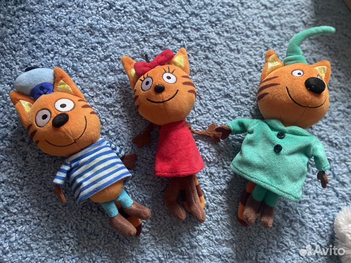 Игрушки пакетом (три кота)