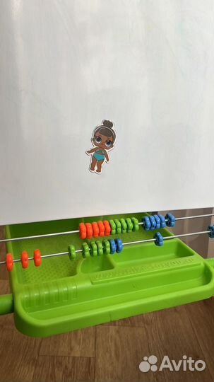 Мольберт для рисования с магнитной доской детский