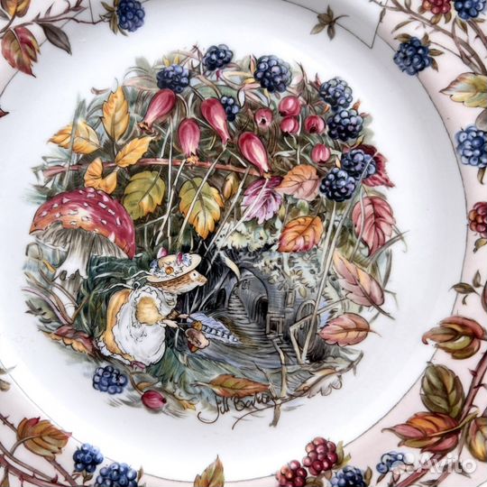 Brambly Hedge. Коллекционные фарфоровые тарелки